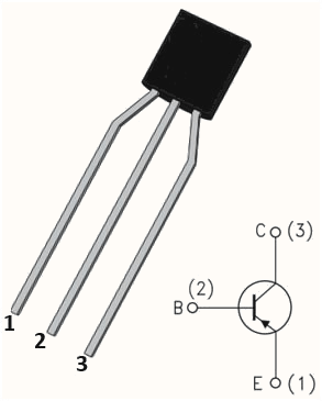 Pin-Belegung des NPN-Transistor S9014