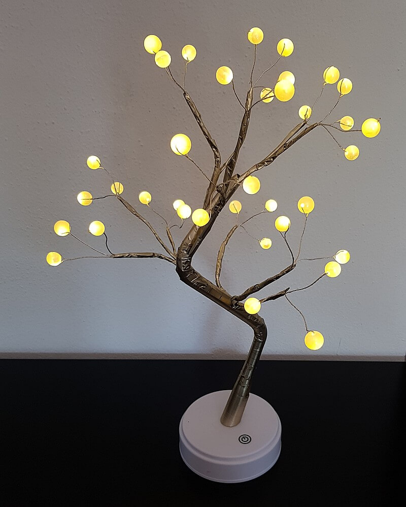 Leuchtender LED-Baum