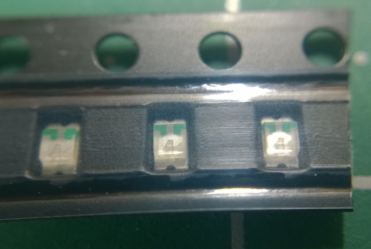 Detailaufnahme der SMD-LEDs