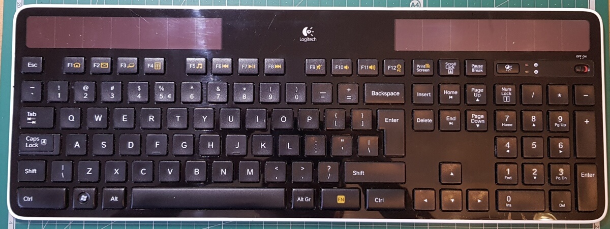 Bluetooth-Tastatur K750 von Logitech