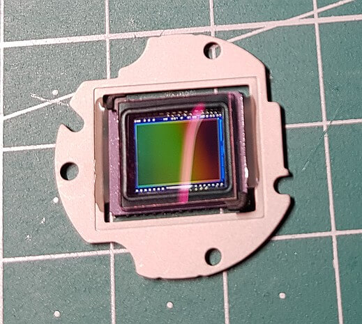 CCD-Chip (Vorderseite)