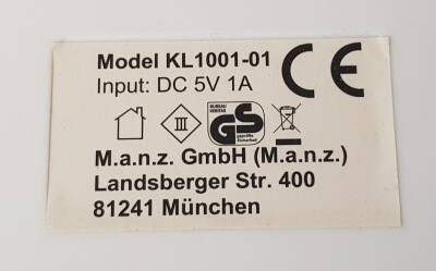 Technische Details des Ladegeräts