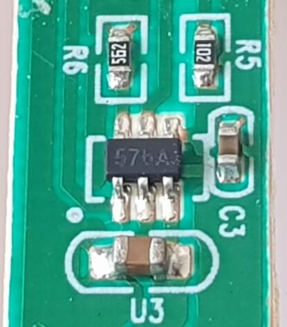 SMD-Ladechip TP4057 (57BA)