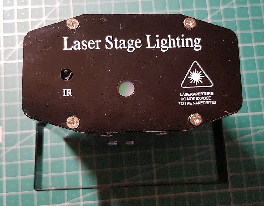 Frontansicht des Laser Stage Light
