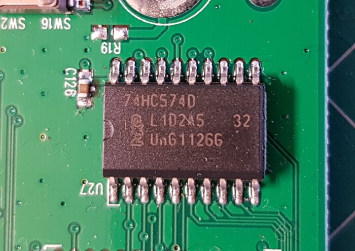 Flipflop-Chip 74HC574D