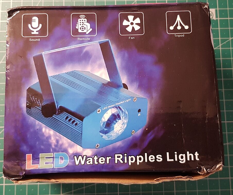 Original-Verpackung des Water Ripples Light