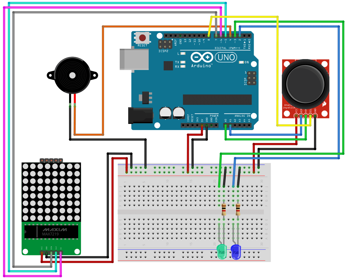 Schaltplan der Mini Console