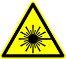 Warnung Klasse-1-Laser