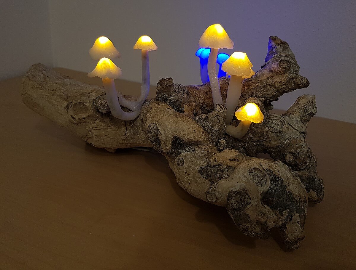Impression der Magic Mushrooms-Leuchte