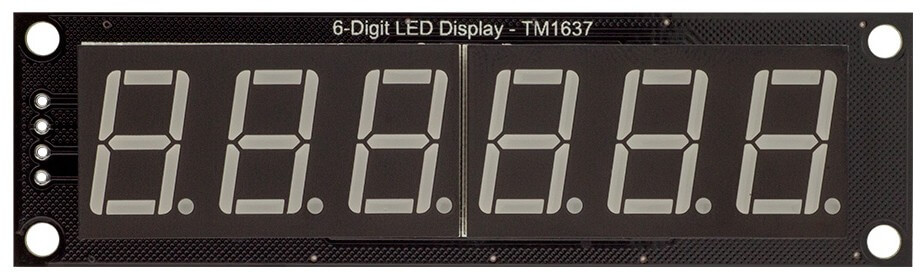 TM1637 Display-Modul mit 6 Ziffern