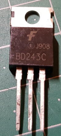 Bipolarer Transistor BD243C (NPN, 100V, 6A, TO-220)