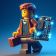 Prompt: Lego-Figur mit LED beleuchtet und ATtiny als Steuerungschip, fotorealistisch